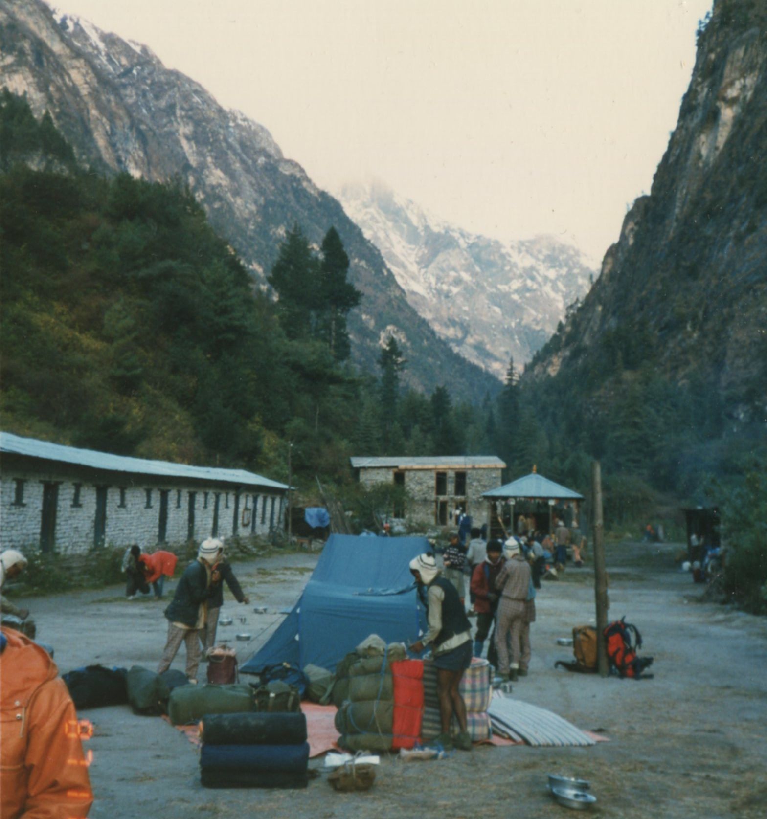 Campsite in Marsayangdi Valley