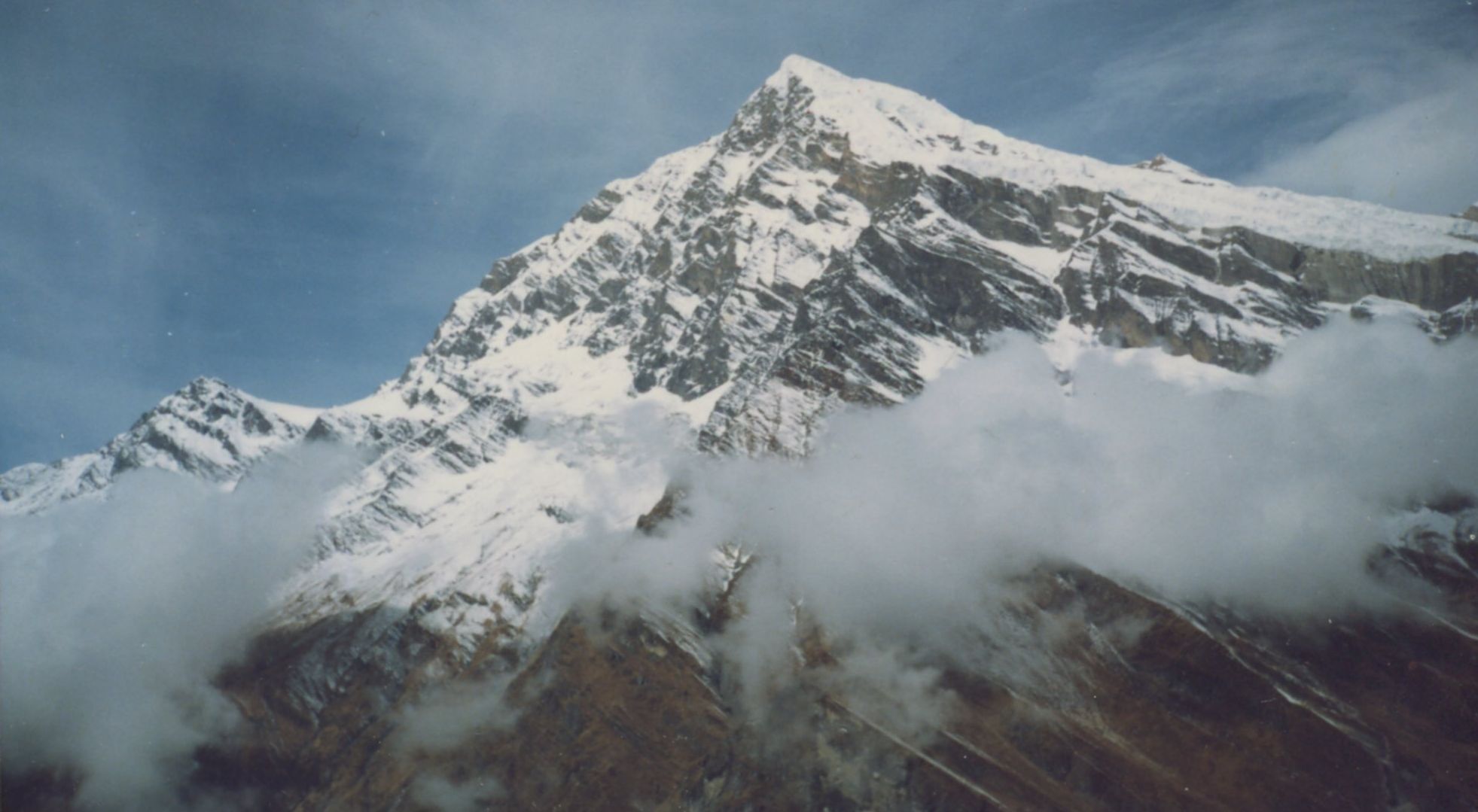 Manapathi Peak ( 6380m )  from above Italian Base Camp