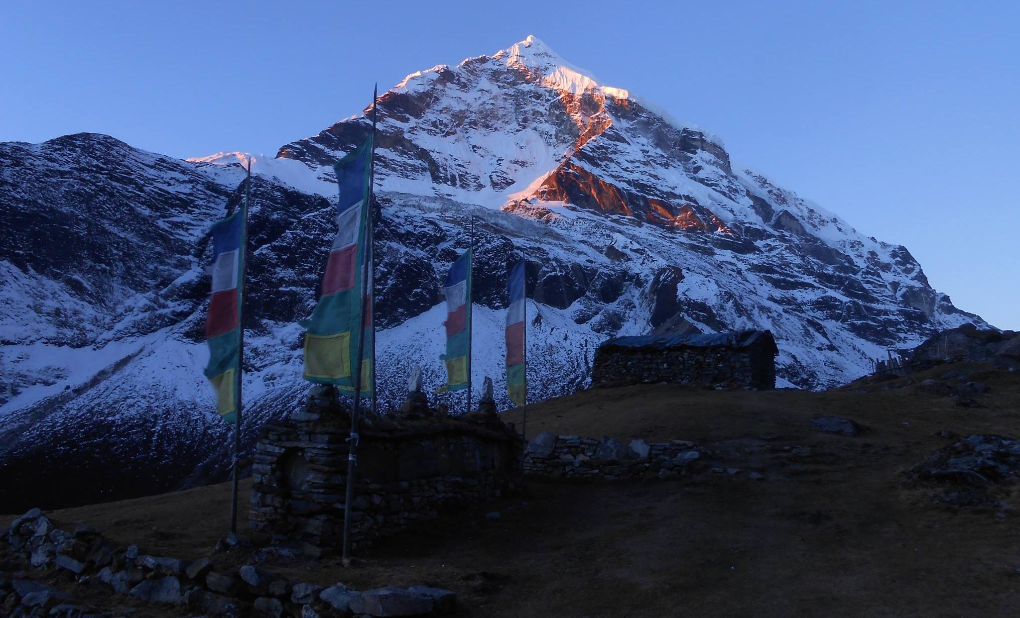 Peak 7 ( 6105 metres ) in the Barun Valley