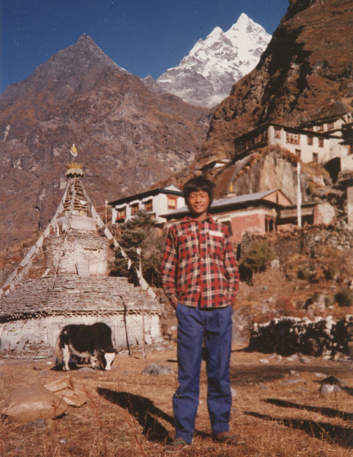 Beding Village beneath Mt.Gauri Shankar