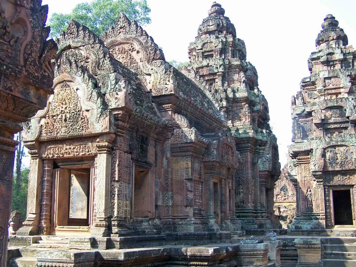 Banteay Srei Temple at Siem Reap in northern Cambodia