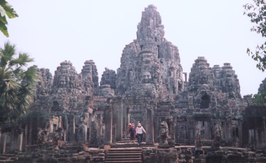 Bayon Temple in Angkor Thom in northern Cambodia