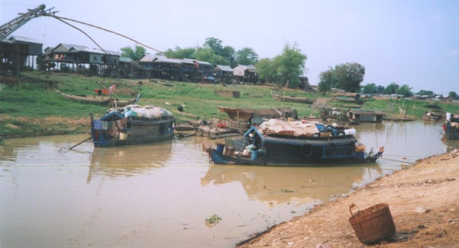 Stung Sangker River in NW Cambodia