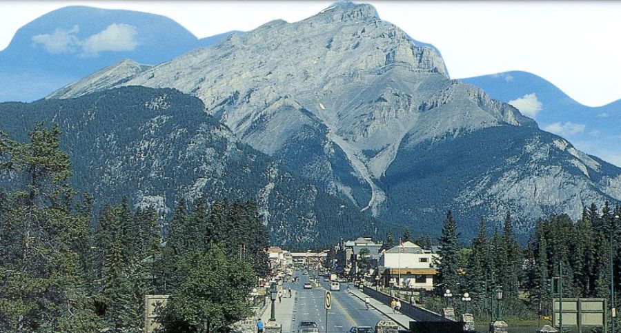 Cascade Mountain above Banff in the Canadian Rockies