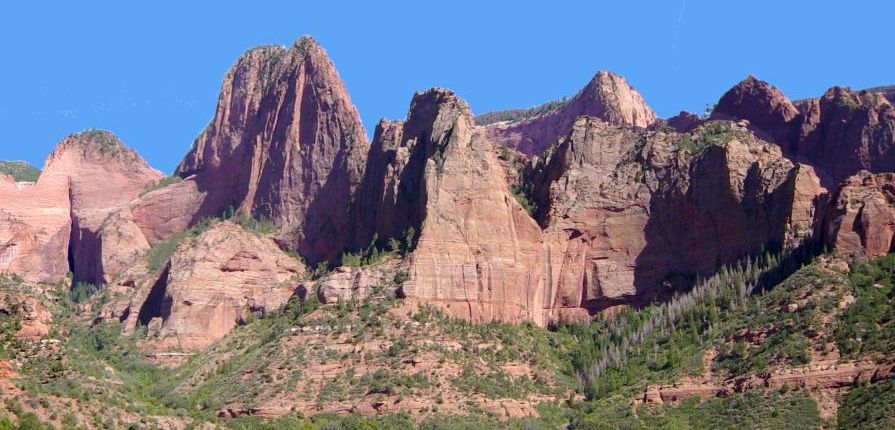 Kolob Canyons in Zion National Park, Utah, USA