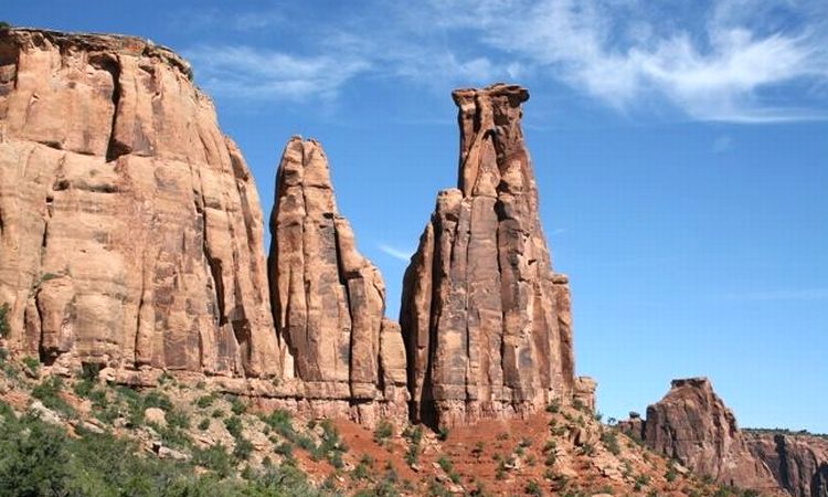 The " Kissing Couple " at Colorado National Monument