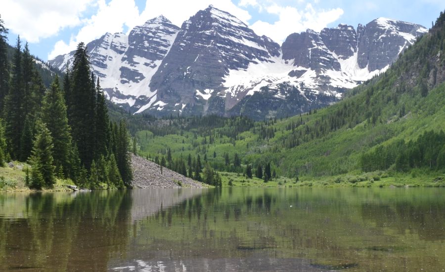 The Maroon Bells in the Colorado Rockies