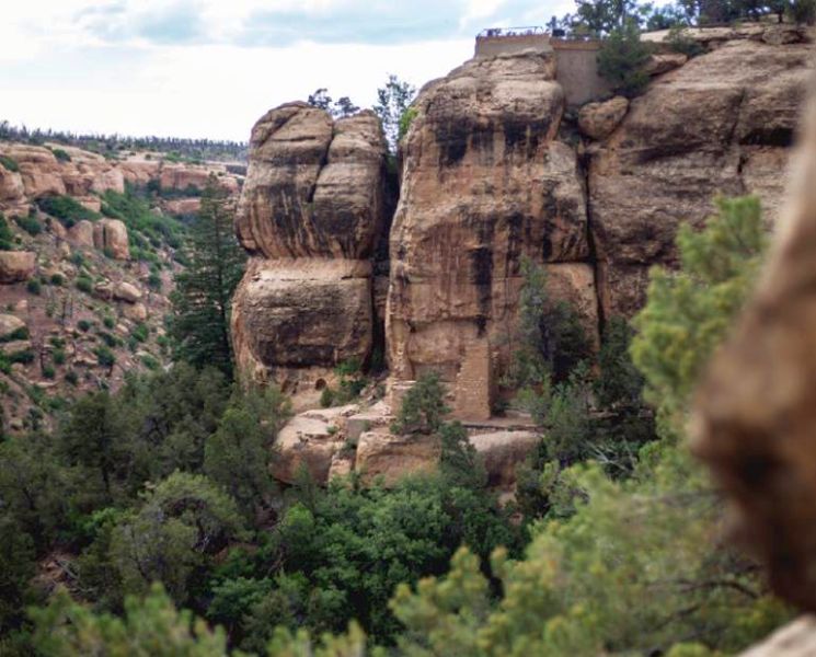 Cliff dwellings on Mesa Verde