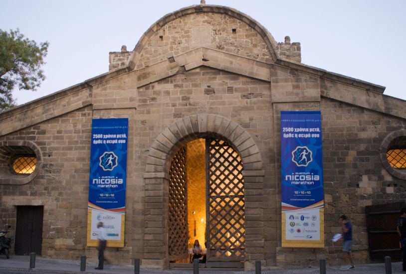 Buyuk Han - a medieval ( b1572 ) Ottoman caravanserai