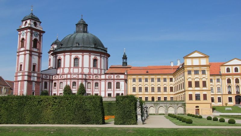 Jaromerice nad Rokytnou Chateau and St Margaret’s Chapel in the Czech Republic