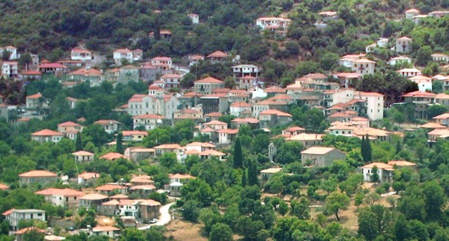 Andritsena ( Andritsaina ) Village in the Peloponnese of Greece