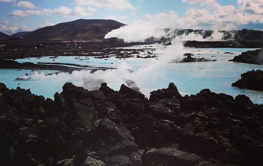 Blue Lagoon geo-thermal spa at Grindavik in Iceland