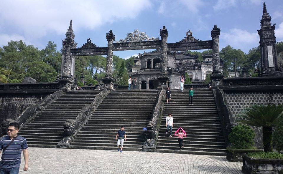 Entrance Arch to Khai Dinh Tomb in Hue