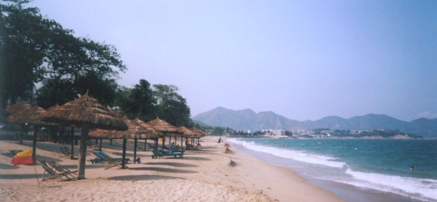 Beach at Nha Trang on the Vietnam Riviera