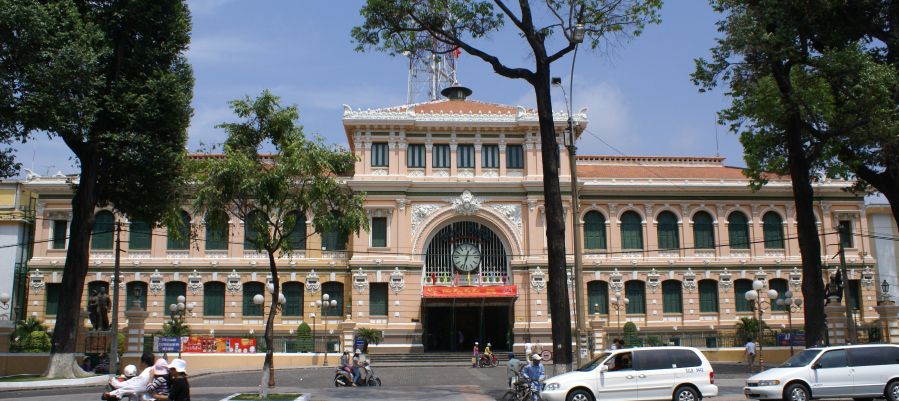 General Post Office in Saigon ( Ho Chi Minh City ), Vietnam