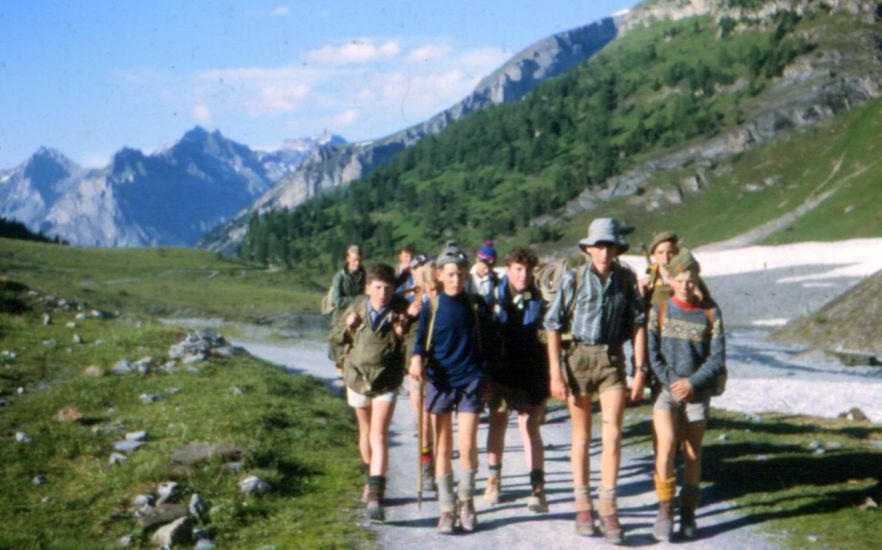 On route to the Gemmi Pass in the Bernese Oberlands