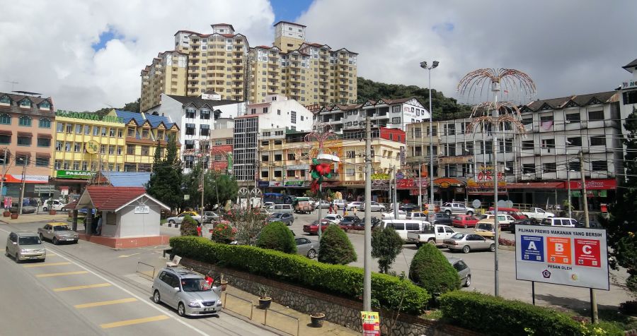 Brinchang in Cameron Highlands in Peninsular Malaysia