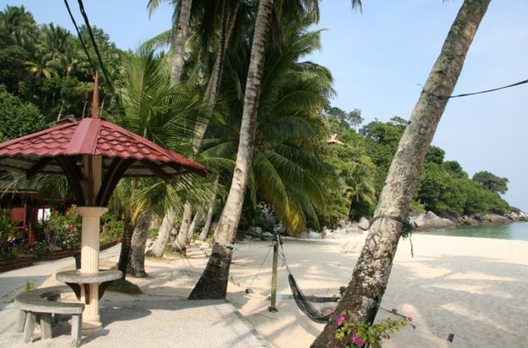 Beach at Kampung Paya on Pulau Tioman