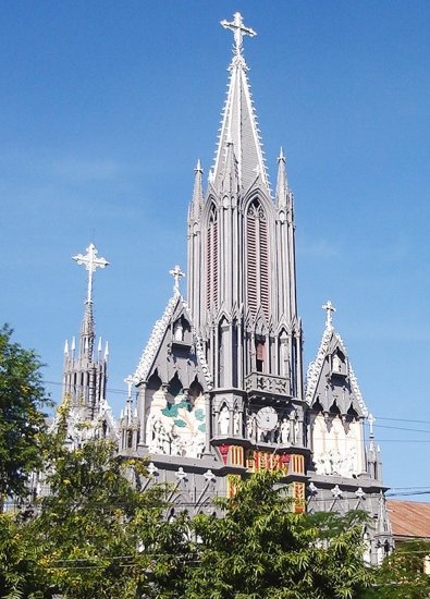 St. Joseph's Catholic Church in Mandalay in northern Myanmar / Burma