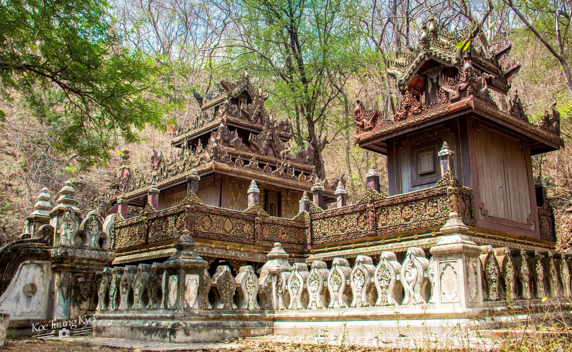 Setkyathiha Paya in Mandalay in northern Myanmar / Burma