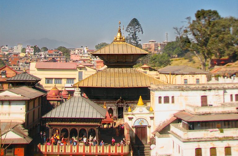 Hindu Temple at Pashupatinath in Kathmandu