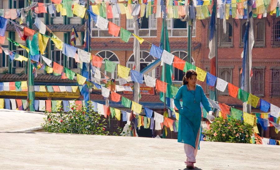 Prayer flags in Kathmandu