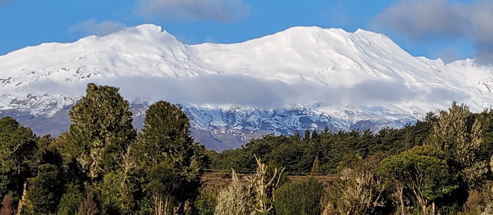 Mt. Ruapehu from the Desert Road