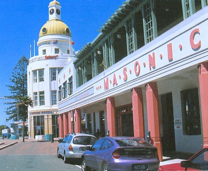 Napier in North Island of New Zealand