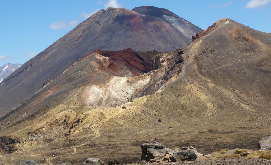 Mount Ngauruhoe on Tongariro Traverse