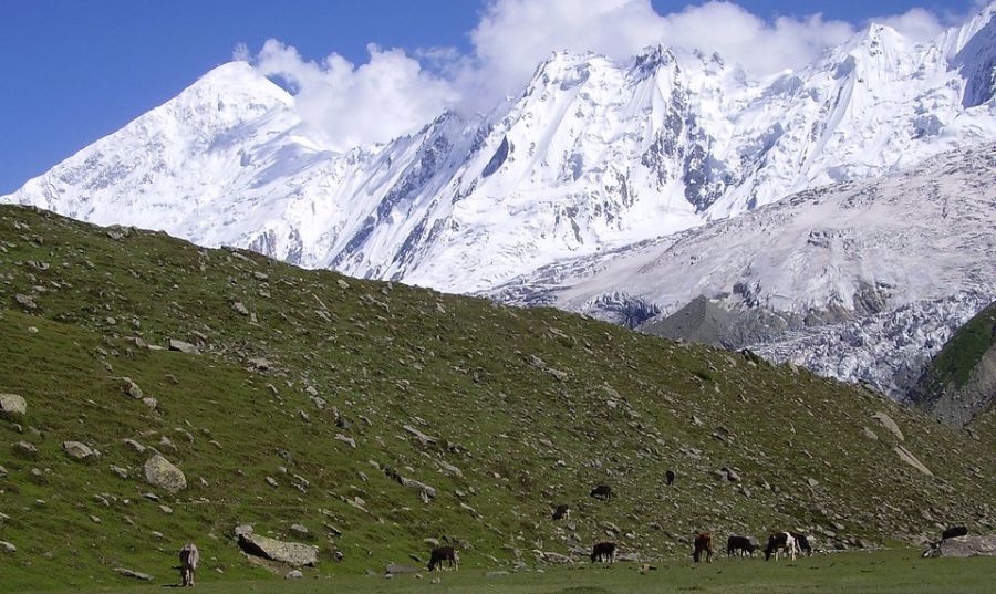 The Seven Thousanders - Diran Peak ( 7266m ) in the Karakorum Mountains of Pakistan