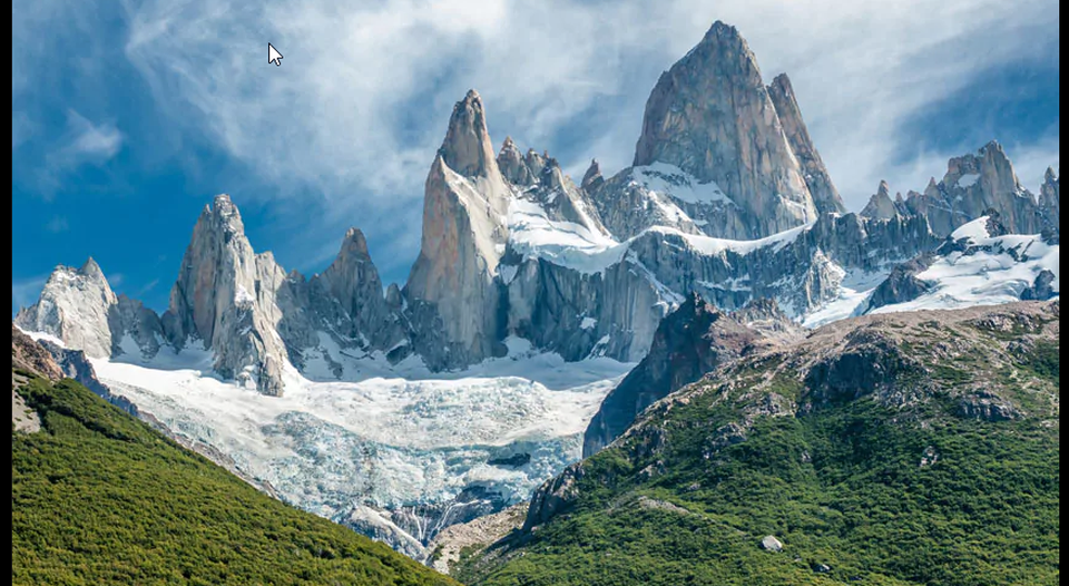 Fitzroy ( Cerro Chalten ) in Patagonia, Chile, South America