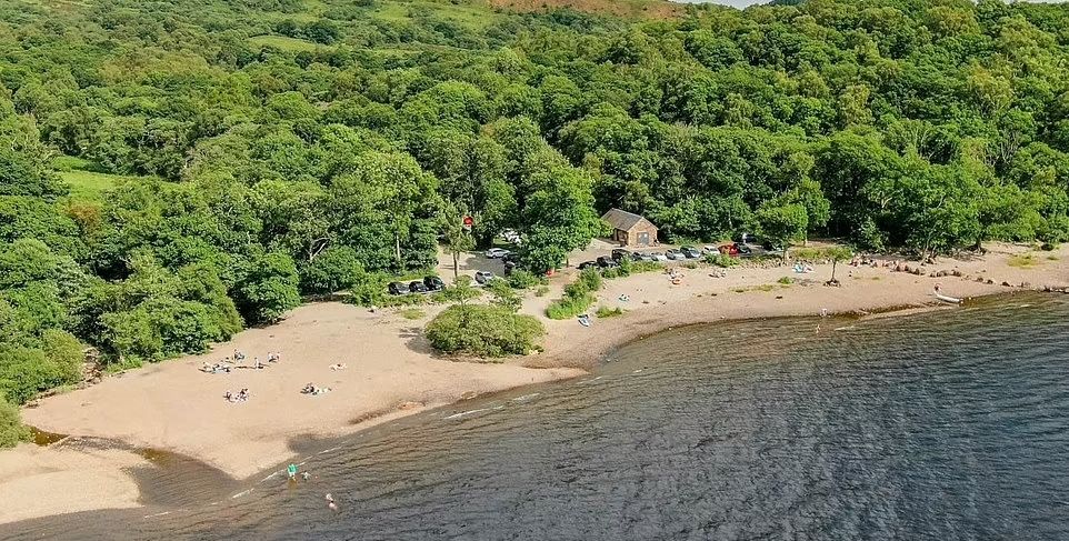 Beach at Milarrochy Bay on Loch Lomond