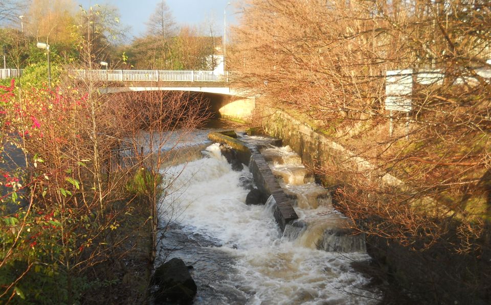 Salmon ladder on Allander River in Milngavie