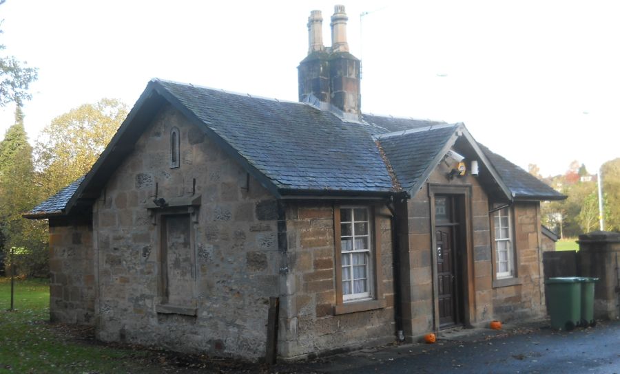 North Lodge Gatehouse at entrance to Garscube Estate at Killermont in Bearsden