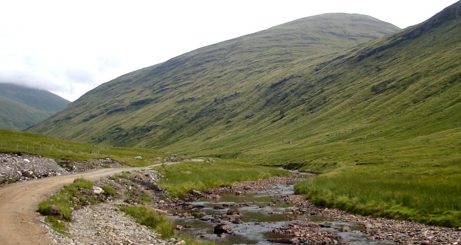 Beinn nam Fuaran above Auch Glean