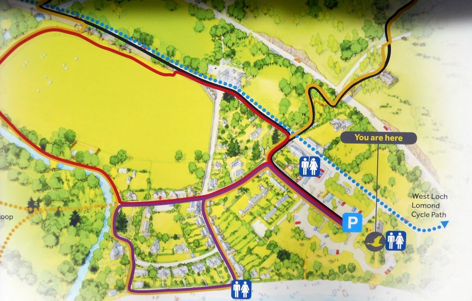 Map of Luss Village