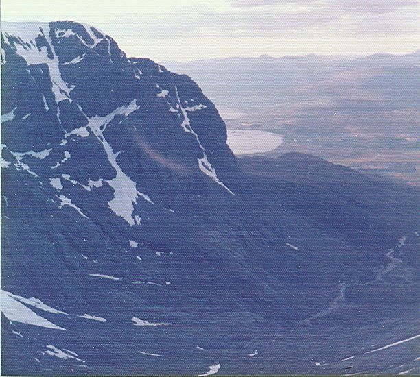 Ben Nevis and Allt a Mhuilinn from Carn Mor Dearg