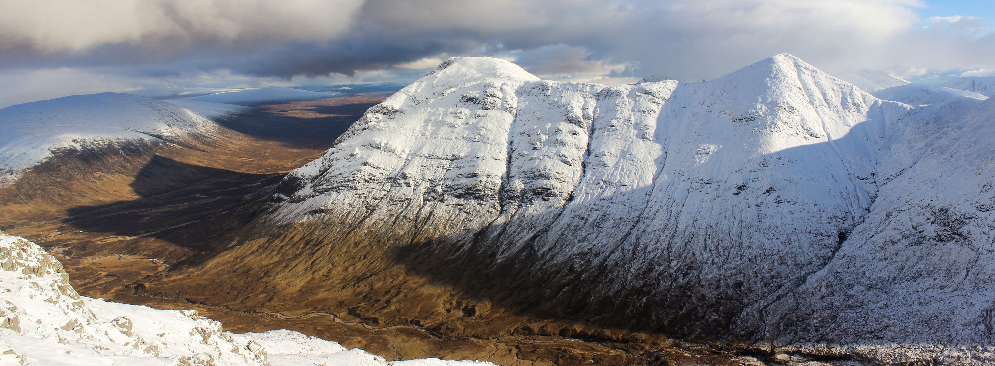 Buachaille Etive Mor from Buachaille Etive Beag