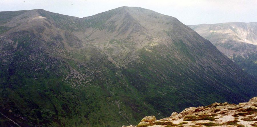 Cairntoul from Carn a' Mhaim in the Cairngorm Mountains of Scotland