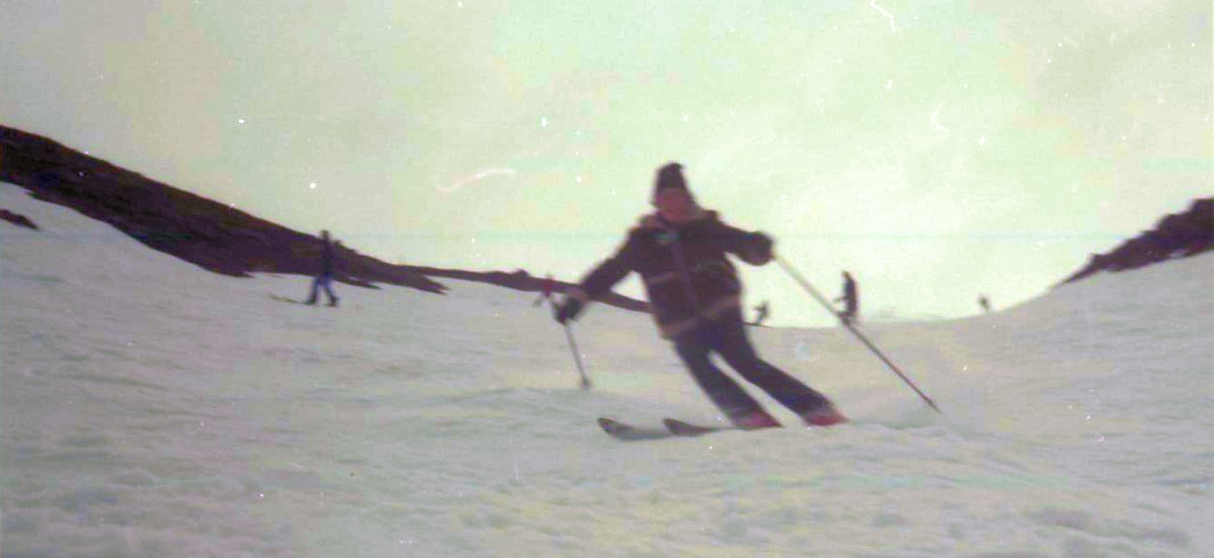 Ski-ing in Ski-ing in Coire na Ciste at Aviemore in Scotland