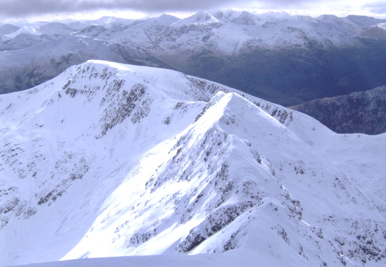 Devil's Ridge in The Mamores