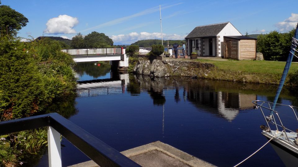 Bellanoch Swing Bridge on the Crinan Canal