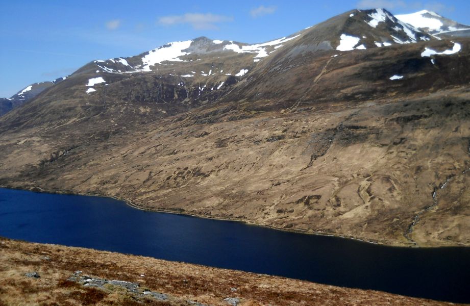 The Mamores above Loch Eilde