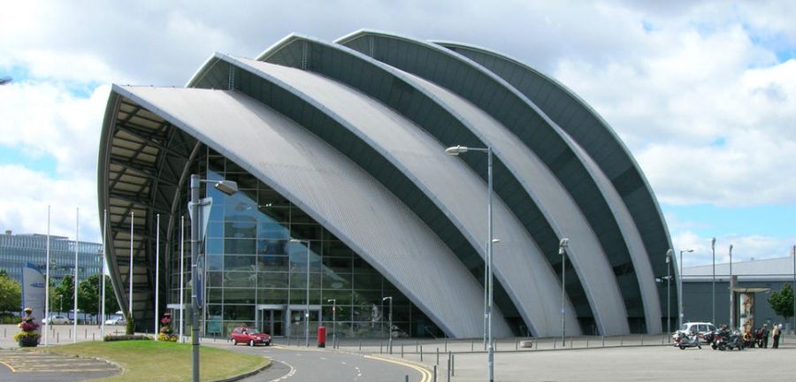 The Armadillo Building on the River Clyde