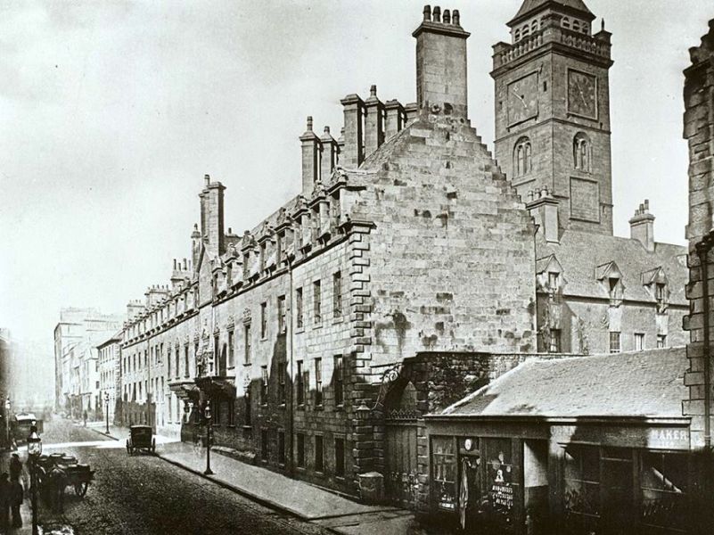 Old College Building in the High Street in Glasgow