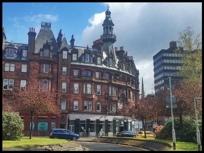 Charing Cross Mansions in Glasgow, Scotland