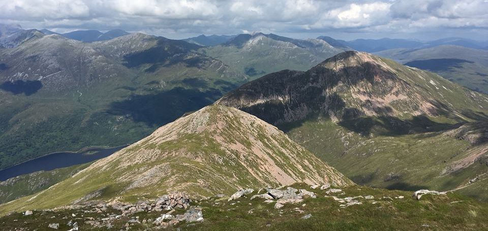 Ben Nevis from Aonach Eagach Ridge