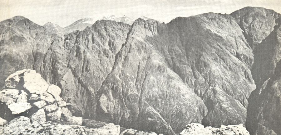 Aonach Eagach Ridge from Aonach Dubh