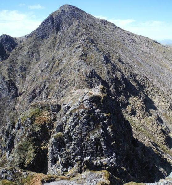 Aonach Eagach Ridge in Glencoe in the Highlands of Scotland