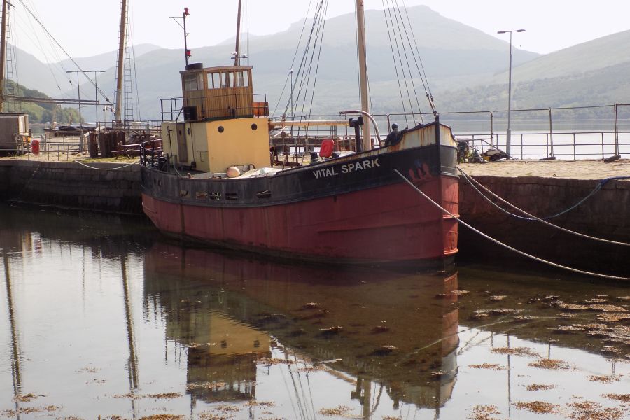 The "Vital Spark" at Inveraray